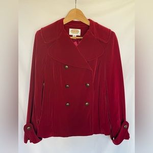 Talbots Velvet Jacket